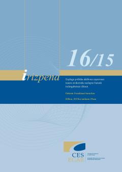 16/15 Irizpena Enplegu politika aktiboen esparruan izaera orokorreko xedapen batzuk indargabetzen dituen  Dekretu Proiektuari buruzkoa.